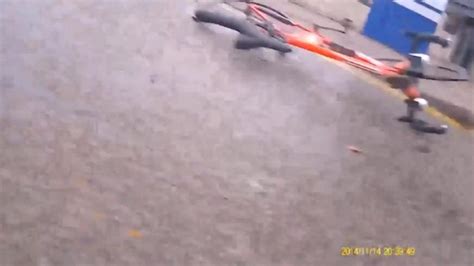 Brutal Cyclist Hit And Run Captured On Video Bbc News