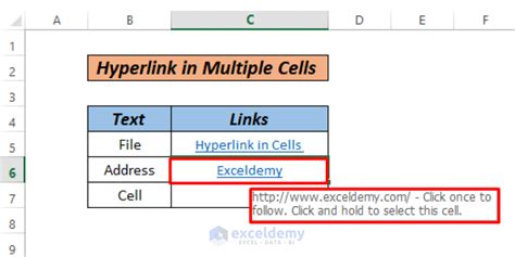 How To Hyperlink Multiple Cells In Excel 3 Ways Exceldemy