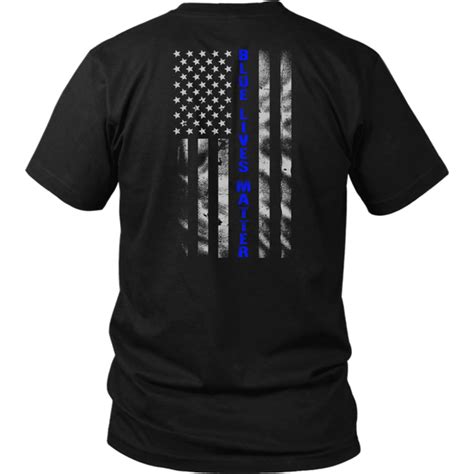 Blue Lives Matter Blue Line Flag Shirts And Hoodies Thin Blue Line Shop