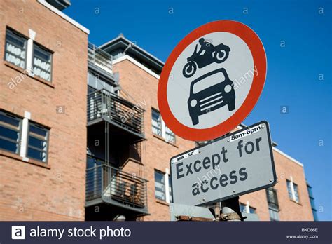 (1) only cars (2) only big passenger cars (3) only bicycles and motorcycles 55 3. Road sign showing no entry for cars or motorcycles except ...