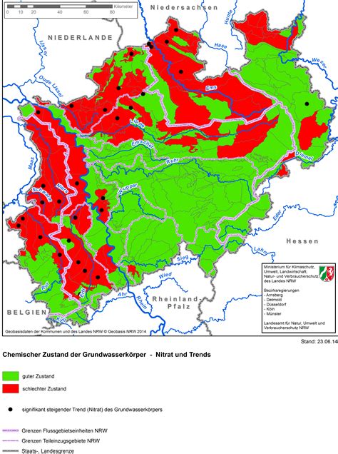 From wikipedia, the free encyclopedia. Nitrat in Mönchengladbachs Grundwasser