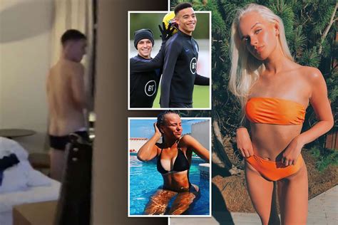 Shamed England Star Phil Foden Snapped Showing His Bum To Girls He And Mason Greenwood Smuggled