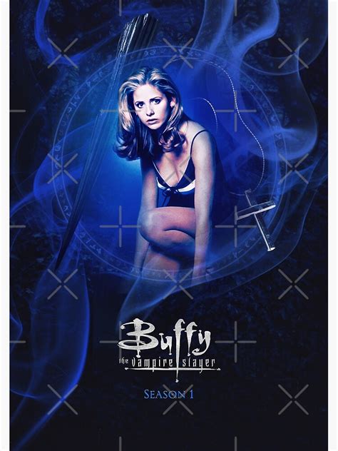 Buffy The Vampire Slayer Season 1 Poster For Sale By Graphuss Redbubble