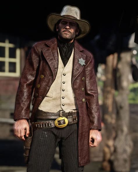 Just Modded On Arthur Red Dead Fashion Leather Maroon Color Coat