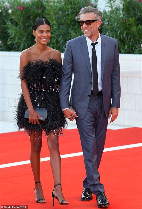 Vincent Cassel 52 Attends Jaccuse Premiere With Wife Tina Kunakey
