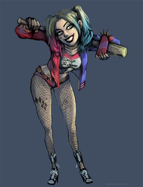 Harley Quinn Speedpaint By Sirmei On Deviantart