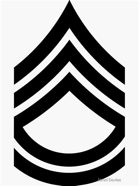 Sergeant First Class Sticker For Sale By Militarycanda Redbubble