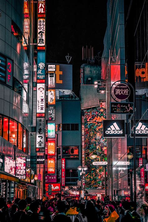Tokyo On Behance Aesthetic Japan City Wallpaper Red Aesthetic