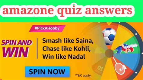 Amazon Quiz Today Amazon Quiz And Answer Amazon Play And Win Today
