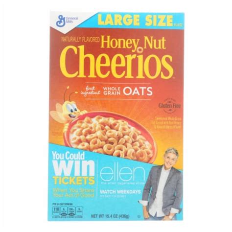 General Mills Honey Nut Cheerios Large Size Cereal 154 Oz Food 4 Less