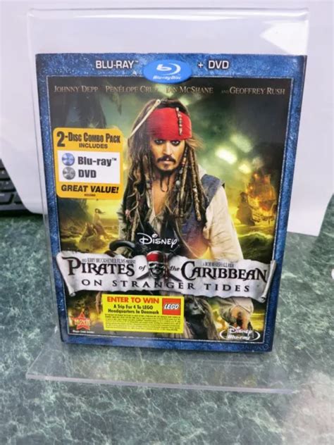 pirates of the caribbean on stranger tides blu ray dvd 2 disc combo pack new 5 50 picclick