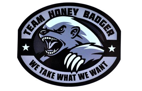 Honey Badger Football Logo