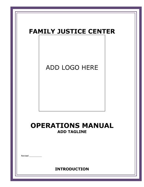 40 Free Instruction Manual Templates Operation User Manual