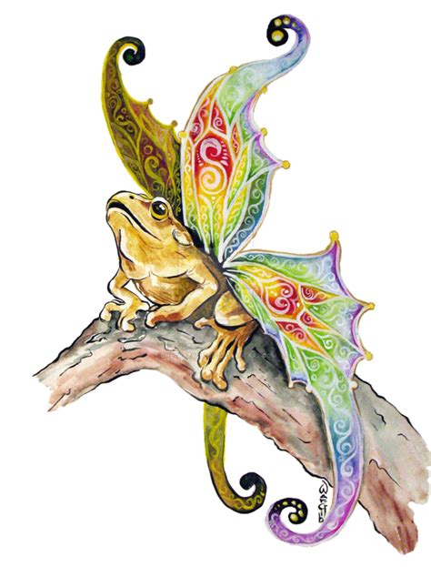 Fairy Frog By Onecrazycleric On Deviantart Frog Art Frog Drawing