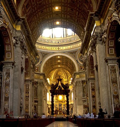 Peter's, and when raphael died, michelangelo took over. St. Peter's Basilica The Vatican Rome Italy | Vatican rome ...