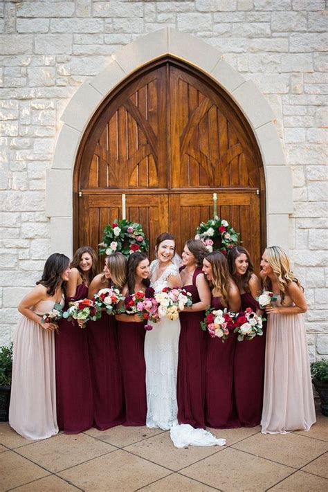 20 Breathtaking Burgundy Bridesmaid Dresses For Fall