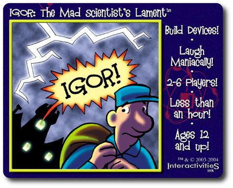 Igor The Mad Scientist S Lament Game Review Father Geek