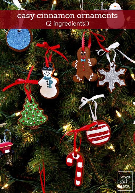 Easy Cinnamon Ornaments Homemade Christmas Ornament