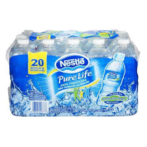 Nestle Pure Life Purified Water Bottle 169 Fl Oz 20 Count