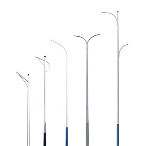 Singledouble Arm Galvanized Cast Aluminum Solar Street Light Pole