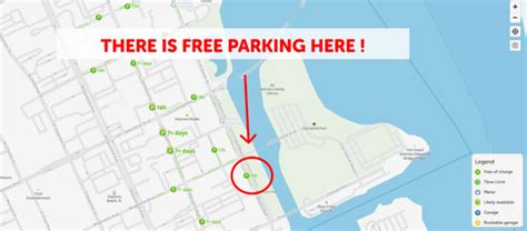 2023 Map Of Free Parking In Daytona Beach Spotangels