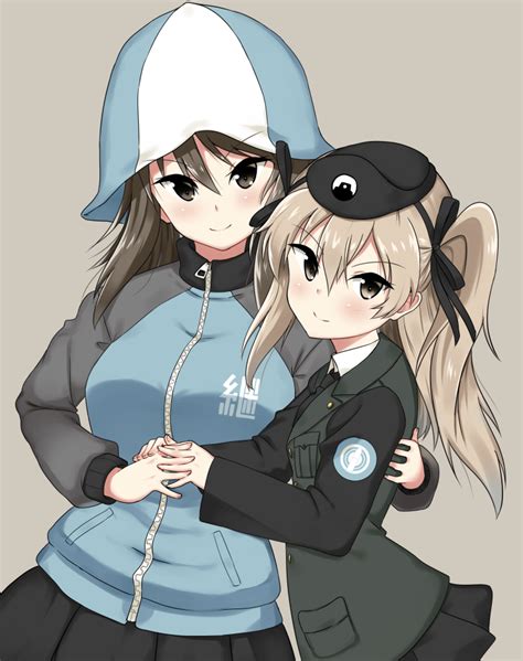 Hikyakuashibi Mika Girls Und Panzer Shimada Arisu Girls Und Panzer