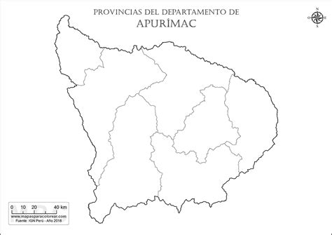 Mapas Departamento De Apurímac Para Colorear