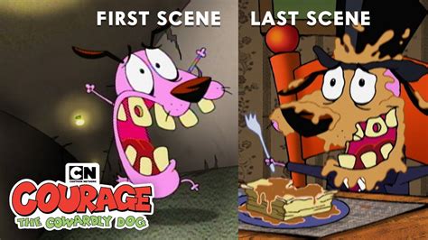 Mash Up Courages First Vs Last Scene Courage The Cowardly Dog