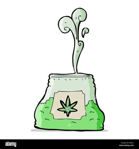 Cartoon Bag Of Weed Stock Vector Image And Art Alamy