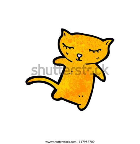 Cartoon Ginger Cat Stock Vector Royalty Free 117957709 Shutterstock