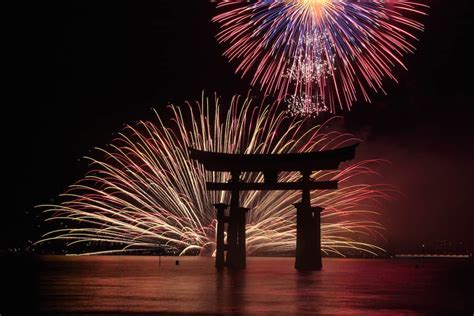 Miyajima Fireworks Festival Get Hiroshima