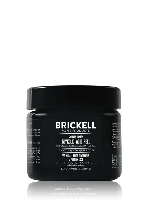 best smooth finish glycolic acid peel for men brickell men s products