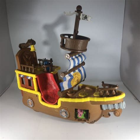 Fisher Price Disney Mattel Jake Never Land Pirates Musical Pirate Ship