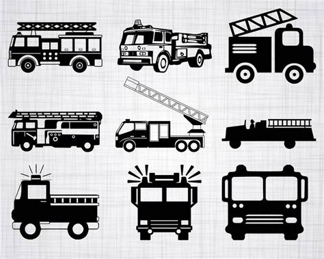 Please contact us if you want to publish a free fire. Fire Truck SVG Bundle Firetruck SVG Firetruck Clipart Cut ...
