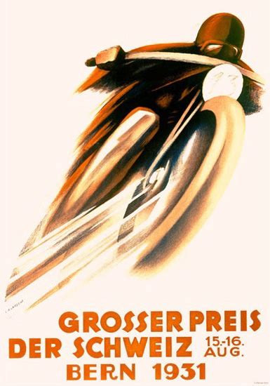 Grosser Preis Der Schweiz Bern 1931 Switzerland Mad Men Art Vintage Ad Art Collection