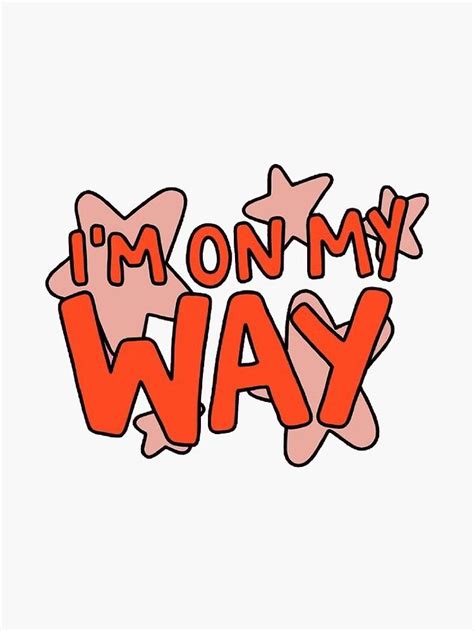 Im On My Way Sticker By Livdawn Print Collage Picture Wall Bedroom