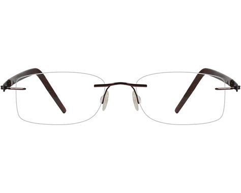Rimless Rectangle Eyeglasses 143582