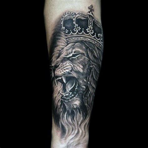 50 Lion With Crown Tattoo Designs For Men Royal Ink Ideas Tattoo