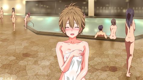 Touji Tj Studio Original Twitter Highres Tagme Nude Pool Towel