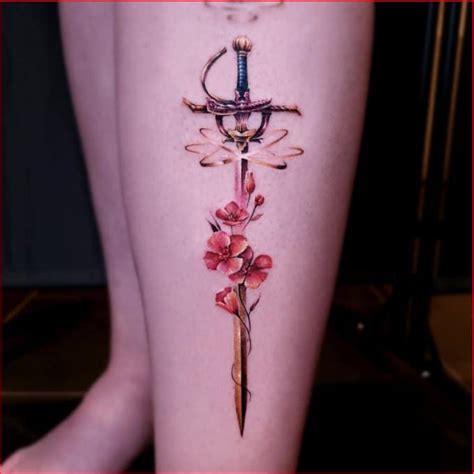 Sword Tattoos 55 Coolest Designs For Men And Women With Symbolism