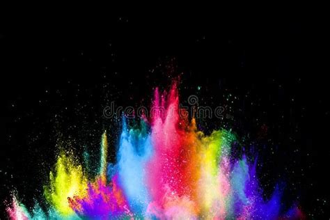 Colorful Explosion For Happy Holi Powderabstract Background Of Color