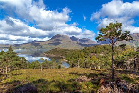 scotland, Scenery, Lake, Mountains, Clouds, Trees, Upper, Loch ...