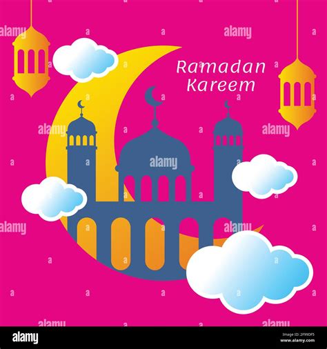Islamic Holy Month Of Ramadan Poster Design Stock Vector Image And Art