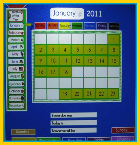January 2011 Smart Board Calendar Lessons Smart Board Games