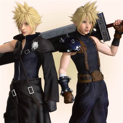 Cloud Strife Outfits For G8m Daz Content By Muwawya