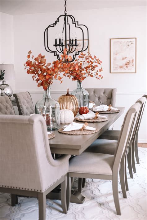 Fall Dining Room Makeover With Raymour And Flanigan Blushing Rose