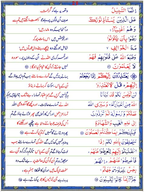 Surah At Taubah Urdu1 Page 3 Of 4 Quran O Sunnat