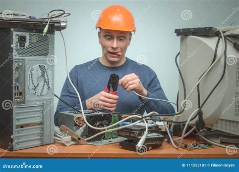 Computer Repairman Computer Technician Engineer Support Service