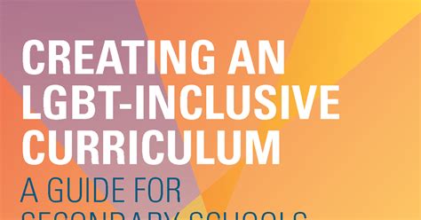 Creating An Lgbt Inclusive Curriculum Review Rsc Education