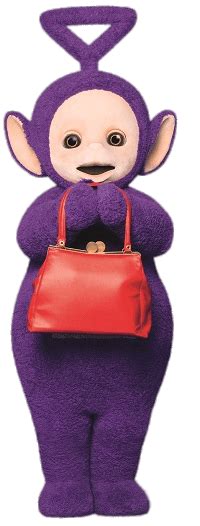 Teletubbies Tinky Winky With Bag Png Image Free Download
